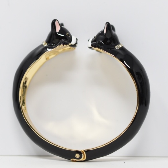 NEW Kate Spade Antoine Dog Open Hinged Cuff - Picture 4 of 8